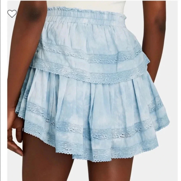 LoveShackFancy Ruffle Mini Skirt - Picture 6 of 15